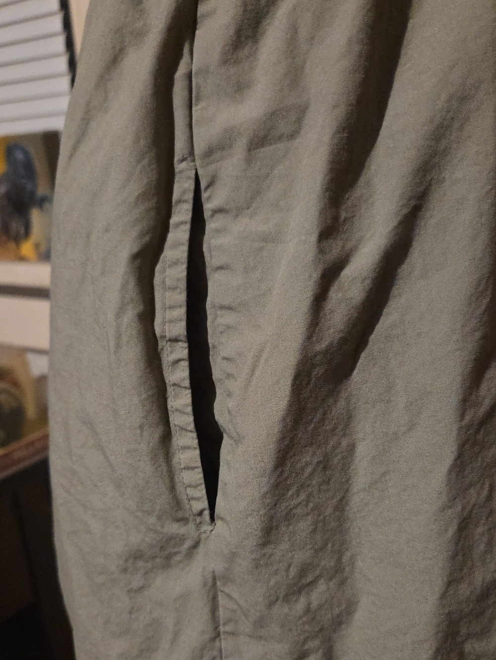 Maxi Boho Green Extra Small Dress With Pockets - Picture 3 of 5